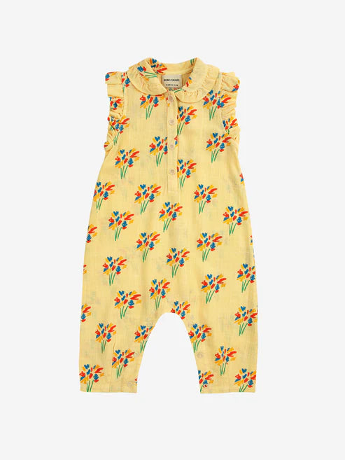 BABY FIREWORKS ALL OVER WOVEN OVERALL